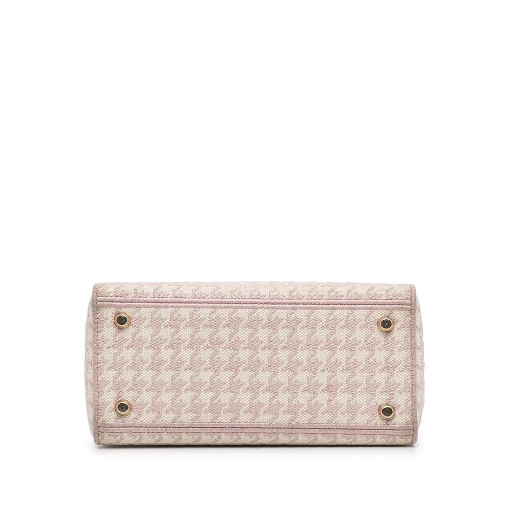 Dior Medium Embroidered Canvas Houndstooth Lady D Lite - Picture 5 of 16
